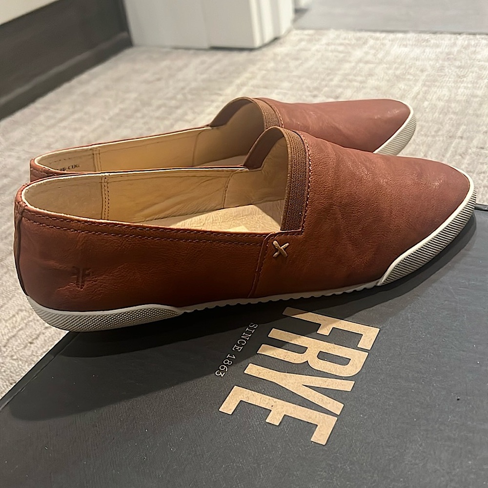 Frye Melanie slip on shoes- Brand New